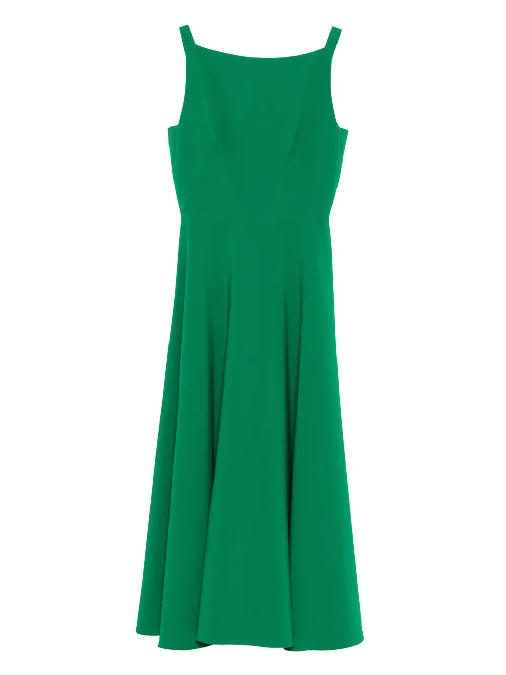 Расклешенное платье миди с квадратным вырезом Safiyaa, зеленый 
Расклешенное платье миди с квадратным вырезом Safiyaa, зеленый