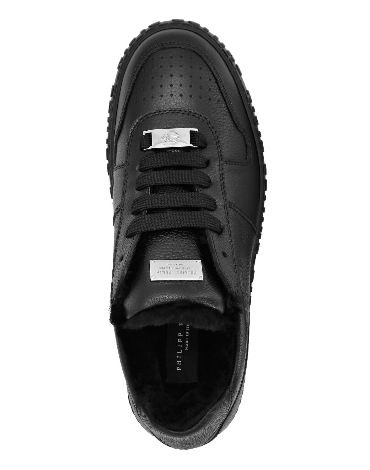 Кожаные кроссовки Lo-Top на подкладке из овчины King Power Philipp Plein, цвет Black / Black
Кожаные кроссовки Lo-Top на подкладке из овчины King Power Philipp Plein, цвет Black / Black