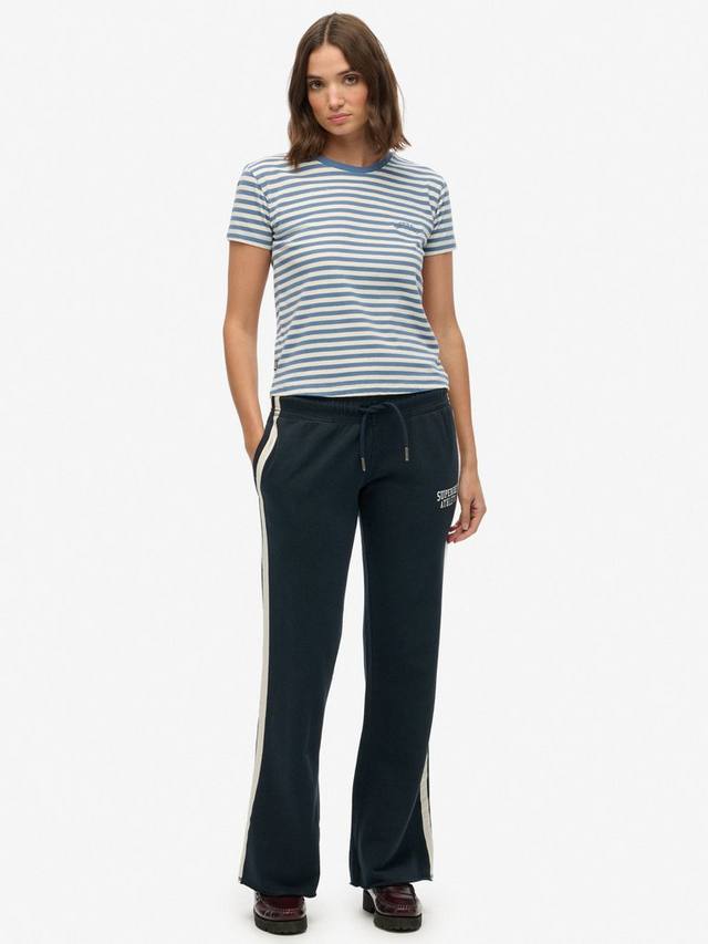 Спортивные полосатые расклешенные джоггеры Superdry, Eclipse Navy
Спортивные полосатые расклешенные джоггеры Superdry, Eclipse Navy