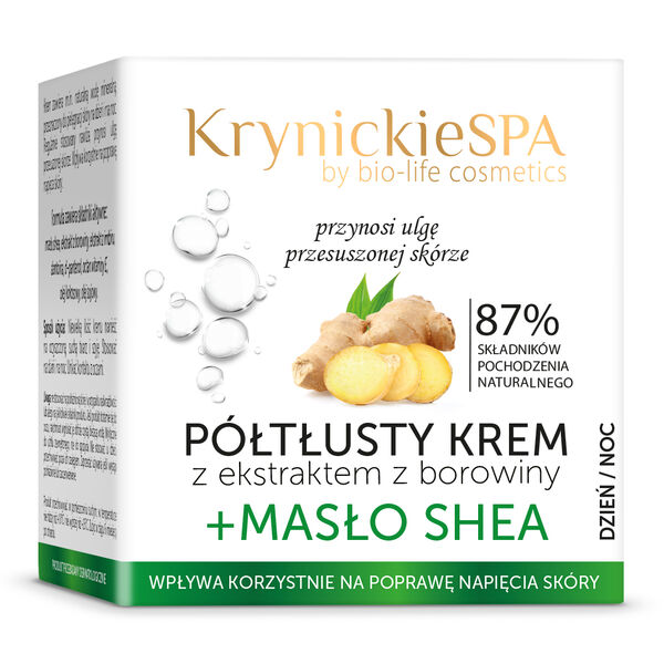 Полужирный крем для лица и шеи с экстрактом торфа и маслом ши, 50 мл Krynickie Spa
Полужирный крем для лица и шеи с экстрактом торфа и маслом ши, 50 мл Krynickie Spa