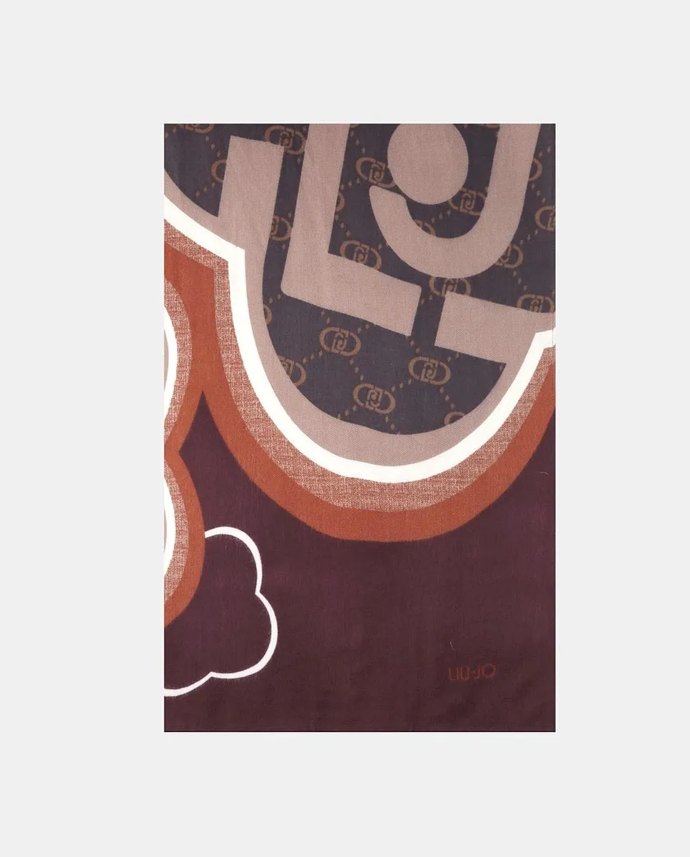 Футболка макси-логотип в форме трилистника Liujo, коричневый
Футболка макси-логотип в форме трилистника Liujo, коричневый