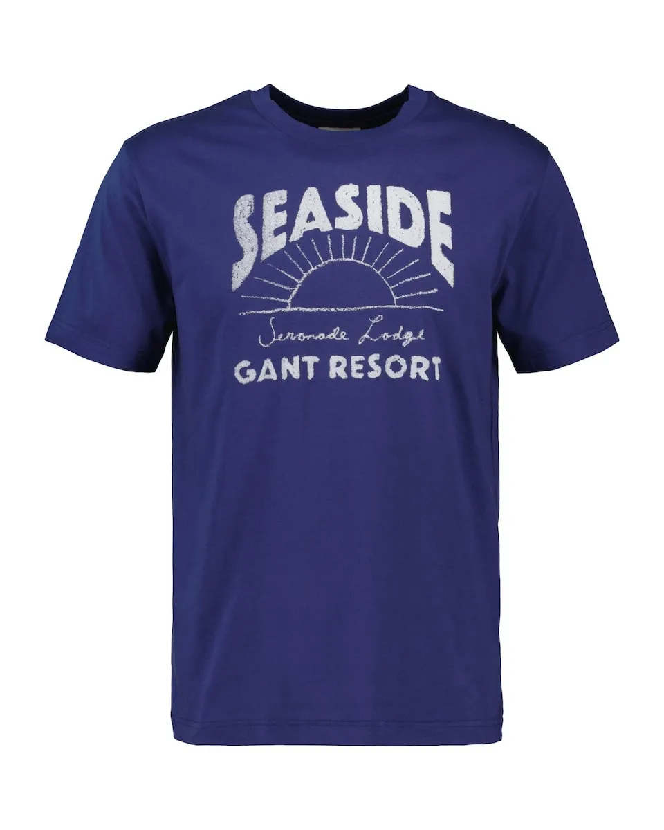 Мужская футболка из хлопка с коротким рукавом Gant, темно-синий
Мужская футболка из хлопка с коротким рукавом Gant, темно-синий