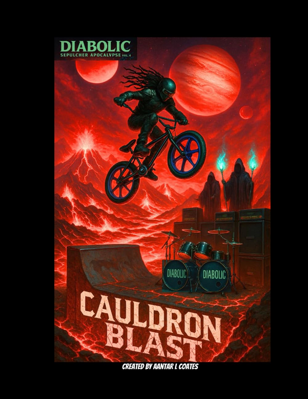 SEPULCHER APOCALYPSE VOL.4 CAULDRON BLAST: RAMPS OF RED MOON'S (Independently published)
SEPULCHER APOCALYPSE VOL.4 CAULDRON BLAST: RAMPS OF RED MOON'S (Independently published)