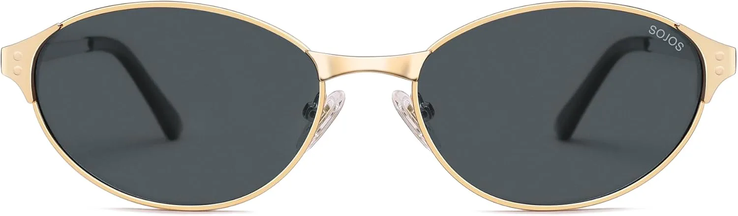 Солнцезащитные очки SOJOS Retro Oval Polarized для женщин и мужчин, модные и стильные, в стиле «кошачий глаз» 90-х и 2000-х годов, модель SJ1266, Gold/Grey
Солнцезащитные очки SOJOS Retro Oval Polarized для женщин и мужчин, модные и стильные, в стиле «кошачий глаз» 90-х и 2000-х годов, модель SJ1266, Gold/Grey
