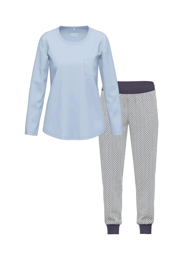 Пижама из органического хлопка Ammann, голубой
Пижама из органического хлопка Ammann, голубой