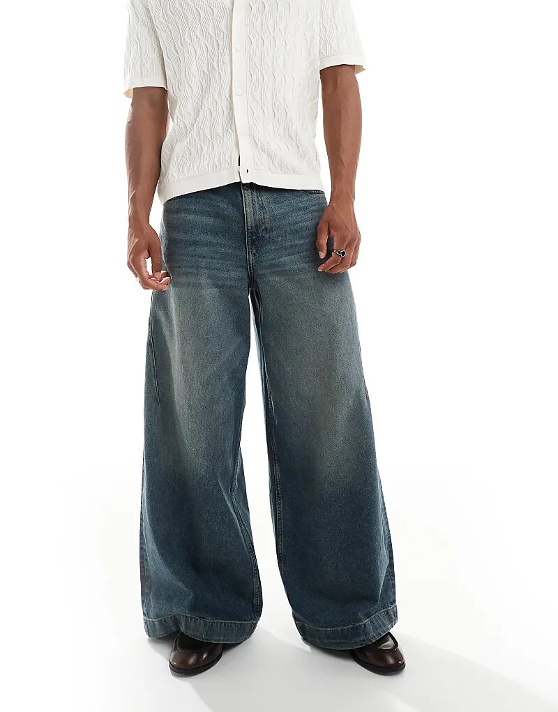 Джинсы ASOS DESIGN очень широкого кроя темно-синего цвета
Джинсы ASOS DESIGN очень широкого кроя темно-синего цвета