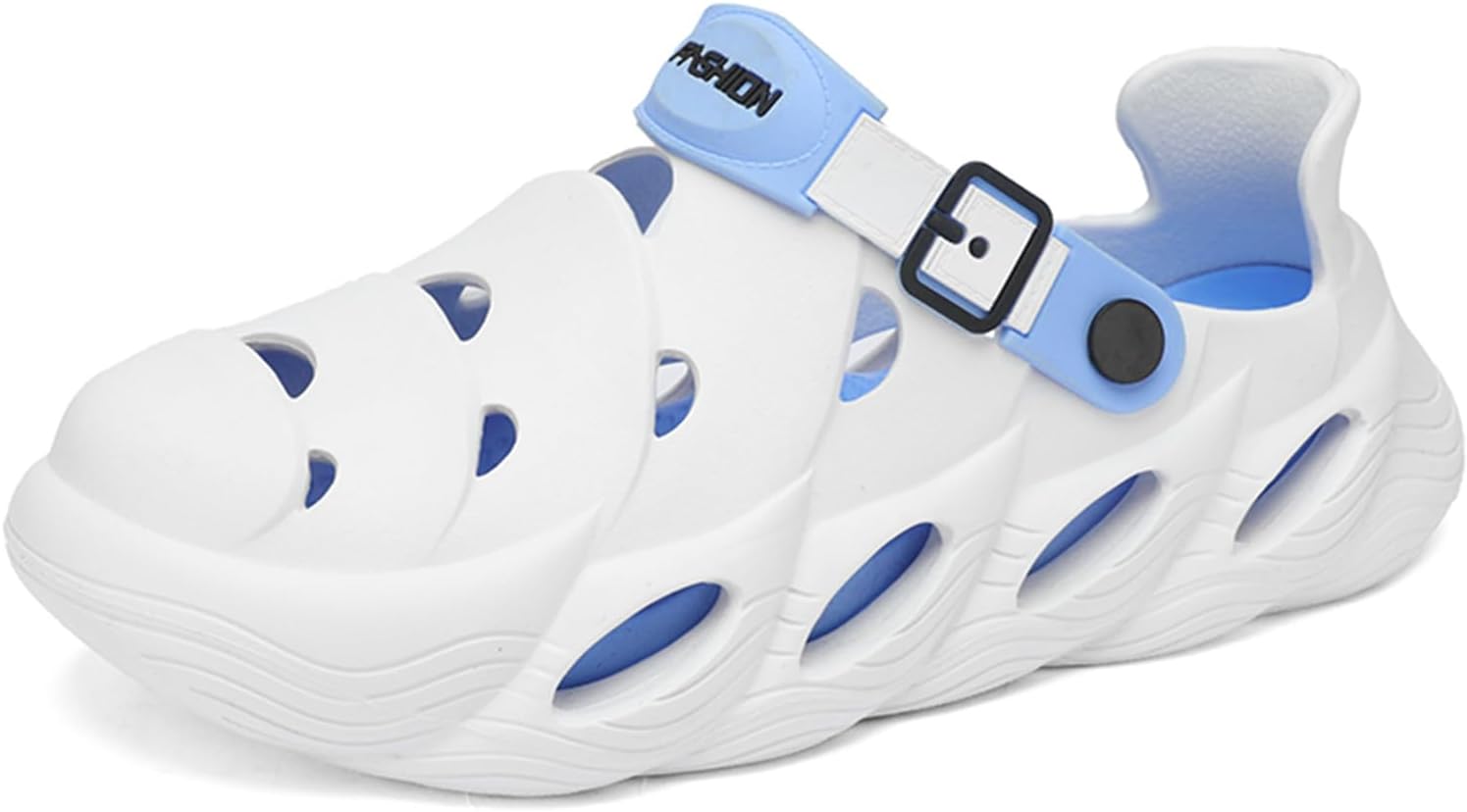 Унисекс двухцветные легкие сандалии-сабо из эва с регулируемым ремешком Psieicwm, белый/синий
Унисекс двухцветные легкие сандалии-сабо из эва с регулируемым ремешком Psieicwm, белый/синий