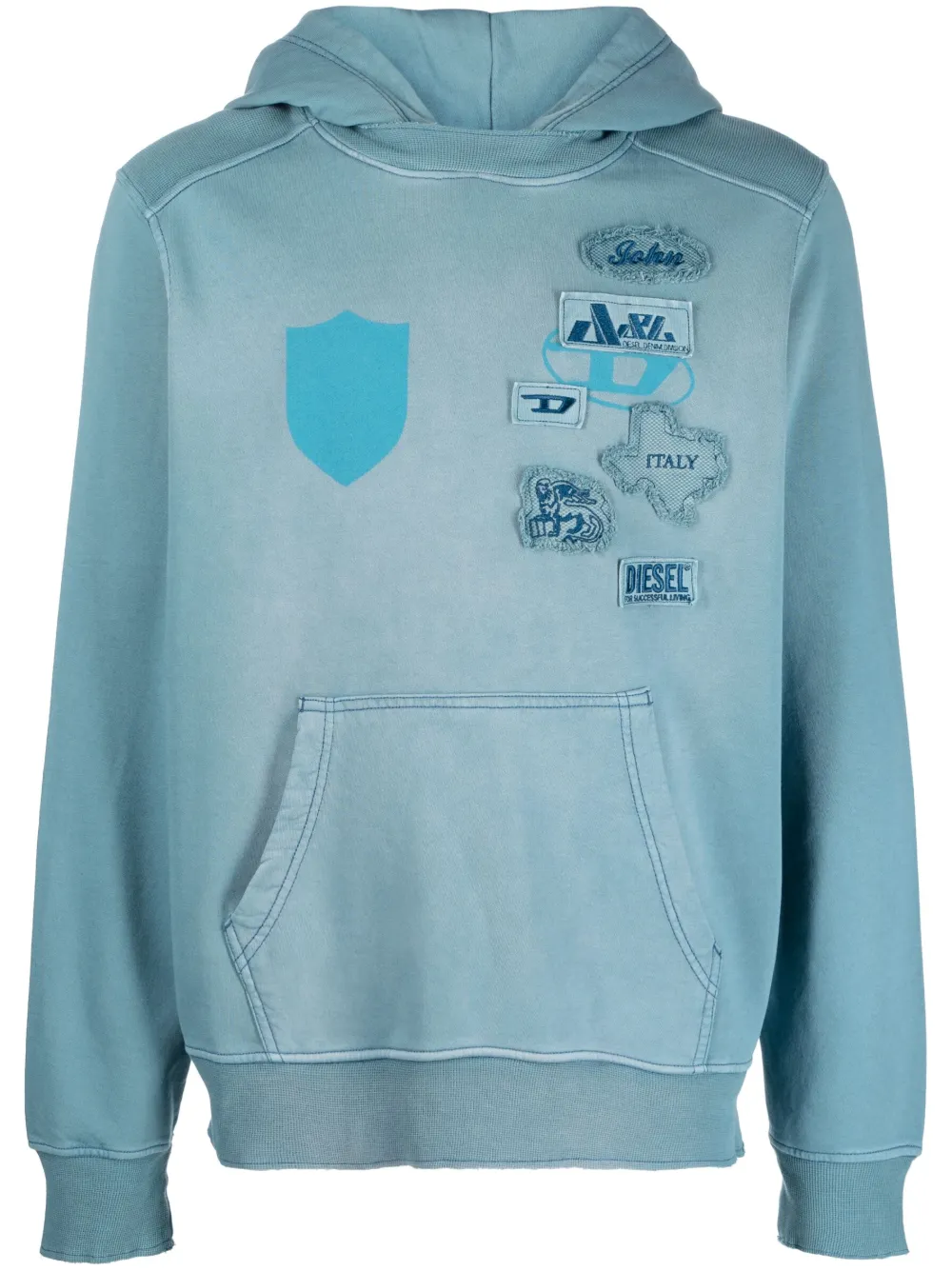 Худи с графичным принтом DIESEL, синий
Худи с графичным принтом DIESEL, синий