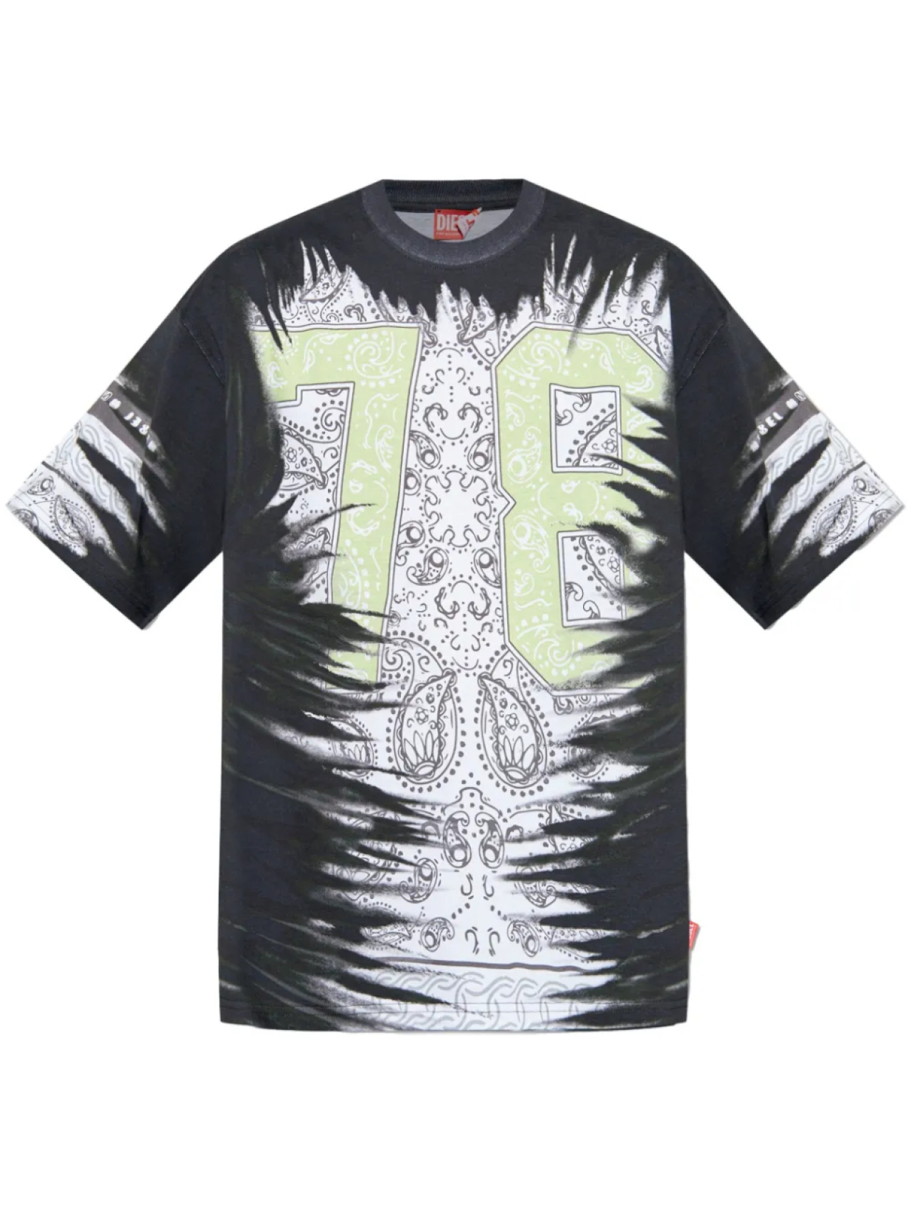 Футболка с принтом банданы Diesel, черный
Футболка с принтом банданы Diesel, черный