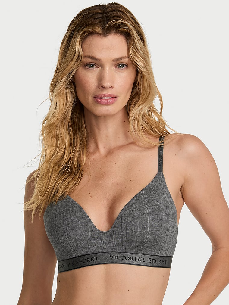 Бюстгальтер из ультратонкого модала с легкой подкладкой и косточками The T-Shirt, cotton rib heather anthracite
Бюстгальтер из ультратонкого модала с легкой подкладкой и косточками The T-Shirt, cotton rib heather anthracite
