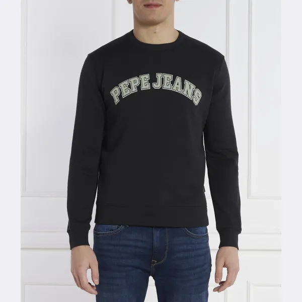 Толстовка обычного кроя с вороновым узором Pepe Jeans London, черный
Толстовка обычного кроя с вороновым узором Pepe Jeans London, черный