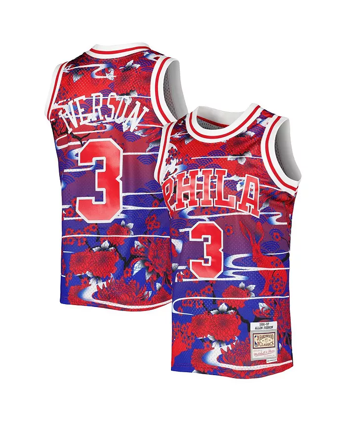 Мужская баскетбольная майка Philadelphia 76ers Hardwood Classics в стиле Lunar New Year, модель Allen Iverson, красная Mitchell & Ness
Мужская баскетбольная майка Philadelphia 76ers Hardwood Classics в стиле Lunar New Year, модель Allen Iverson, красная Mitchell & Ness