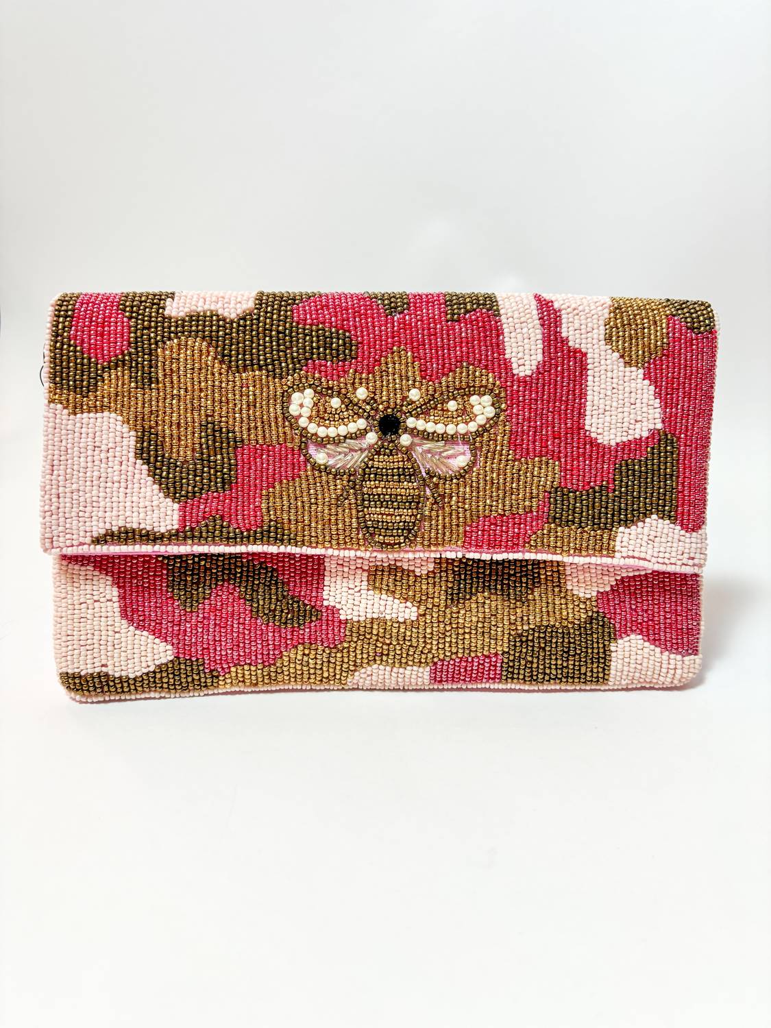 Женская бижутерия клатч в розовом камуфляже Golden Stella 
Женская бижутерия клатч в розовом камуфляже Golden Stella