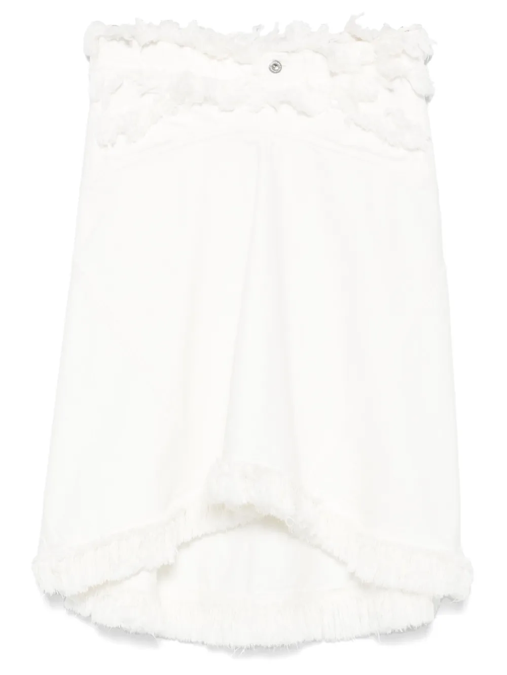 Джинсовая юбка миди Ferragamo, белый
Джинсовая юбка миди Ferragamo, белый