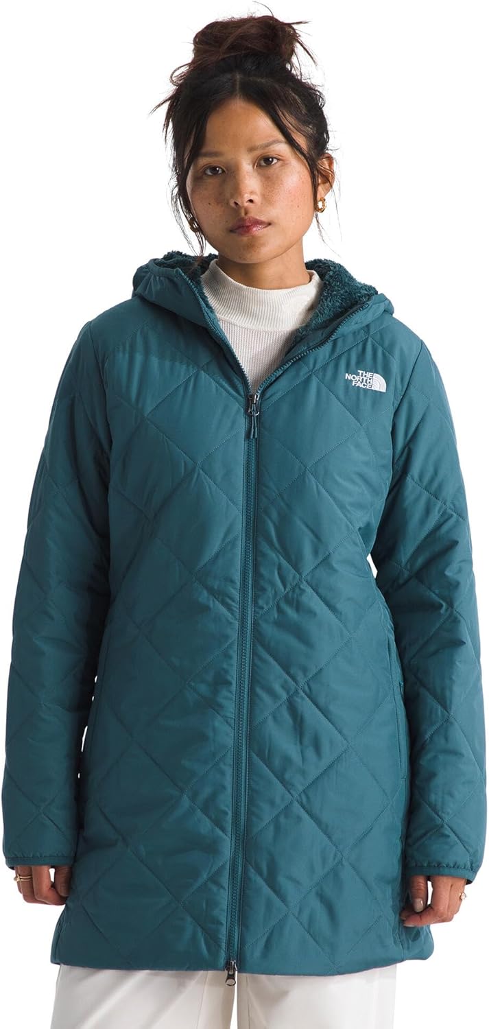 THE NORTH FACE Женская утепленная парка Shady Glade с водоотталкивающей отделкой и флисовой подкладкой, Space 
THE NORTH FACE Женская утепленная парка Shady Glade с водоотталкивающей отделкой и флисовой подкладкой, Space