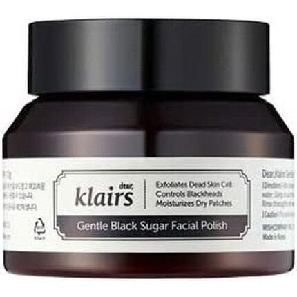 Лак для лица Klairs Gentle Black Sugar 110G K-Beauty, Dear
Лак для лица Klairs Gentle Black Sugar 110G K-Beauty, Dear