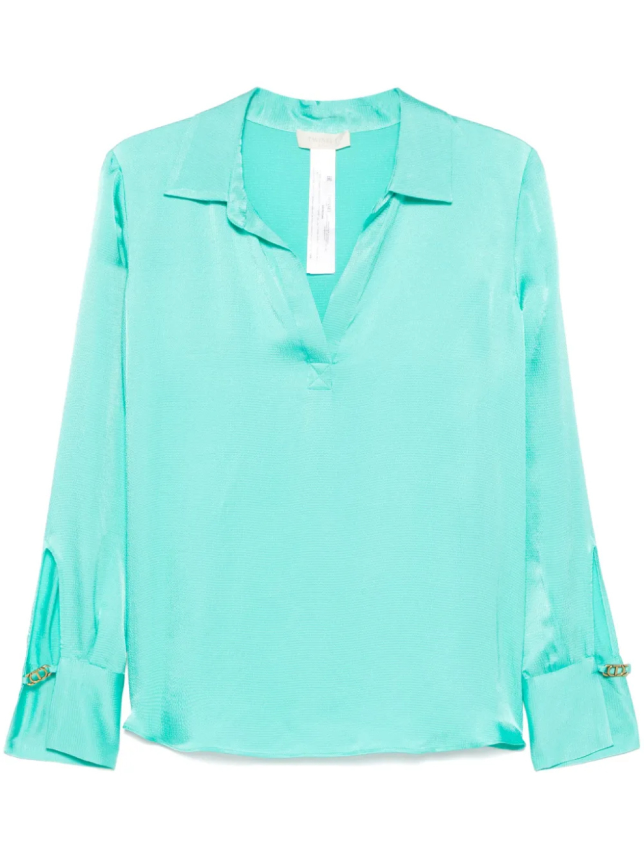 TWINSET атласная блузка, зеленый
TWINSET атласная блузка, зеленый