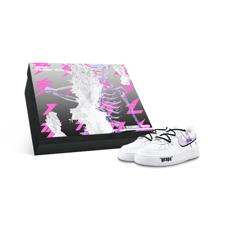 Nike Кроссовки для скейтбординга Air Force 1 Grape Solution Kids' White Purple Black Unisex
Nike Кроссовки для скейтбординга Air Force 1 Grape Solution Kids' White Purple Black Unisex
