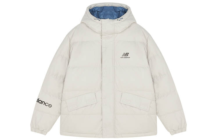 Leisure Life Пуховик мужской белый New Balance, белый 
Leisure Life Пуховик мужской белый New Balance, белый