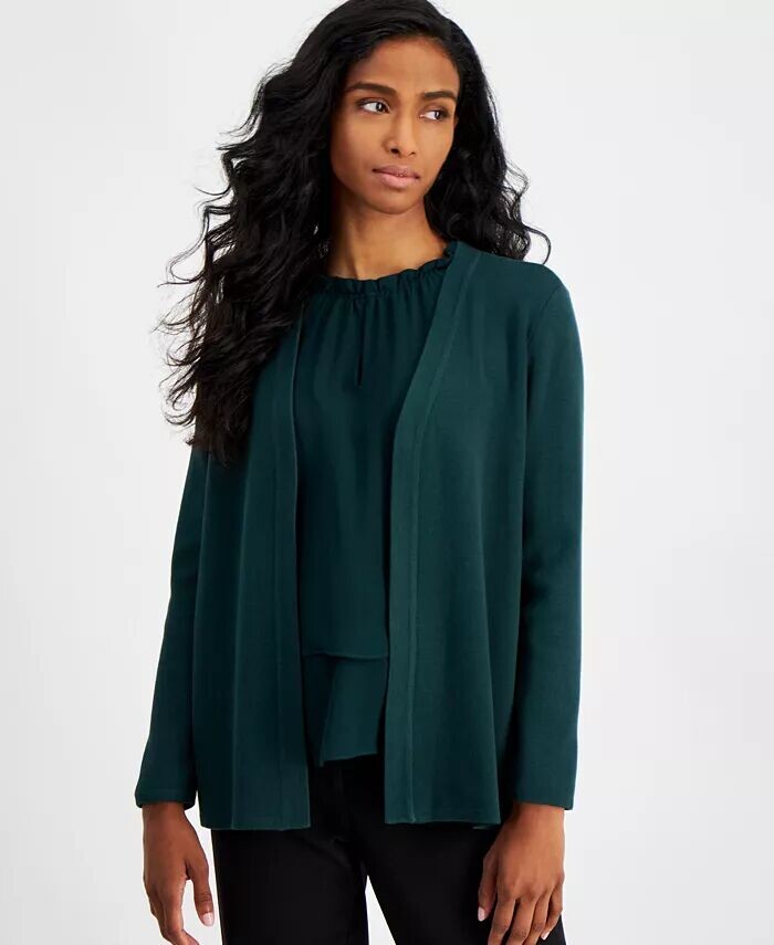 Кардиган Petite Newport с открытым передом AK Anne Klein, зеленый
Кардиган Petite Newport с открытым передом AK Anne Klein, зеленый