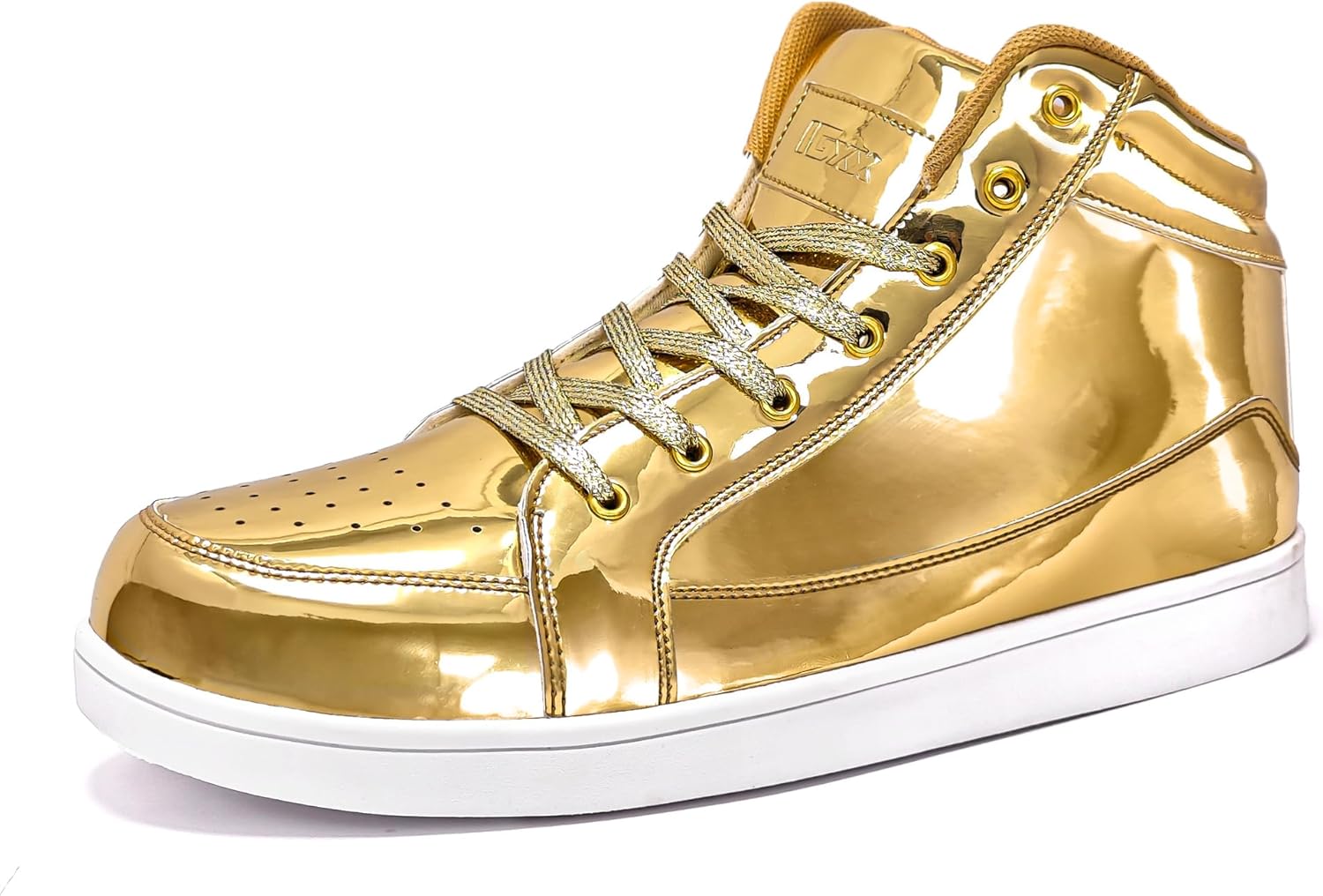IGxx Блестящие туфли с пайетками для мужчин и женщин, модные золотые туфли, сверкающие высокие кроссовки, панк
IGxx Блестящие туфли с пайетками для мужчин и женщин, модные золотые туфли, сверкающие высокие кроссовки, панк