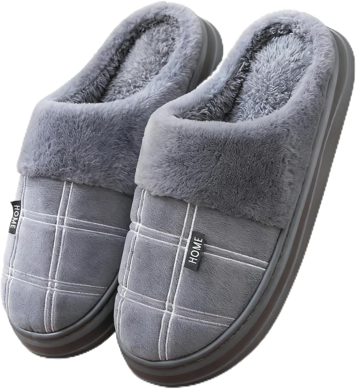 Домашние тапочки для мужчин, теплые плюшевые, широкой посадки, мягкие, с эффектом памяти, большого размера, для спальни, с противоскользящей подошвой, для дома и улицы, размеры 7-16 Zickyo, серый
Домашние тапочки для мужчин, теплые плюшевые, широкой посадки, мягкие, с эффектом памяти, большого размера, для спальни, с противоскользящей подошвой, для дома и улицы, размеры 7-16 Zickyo, серый