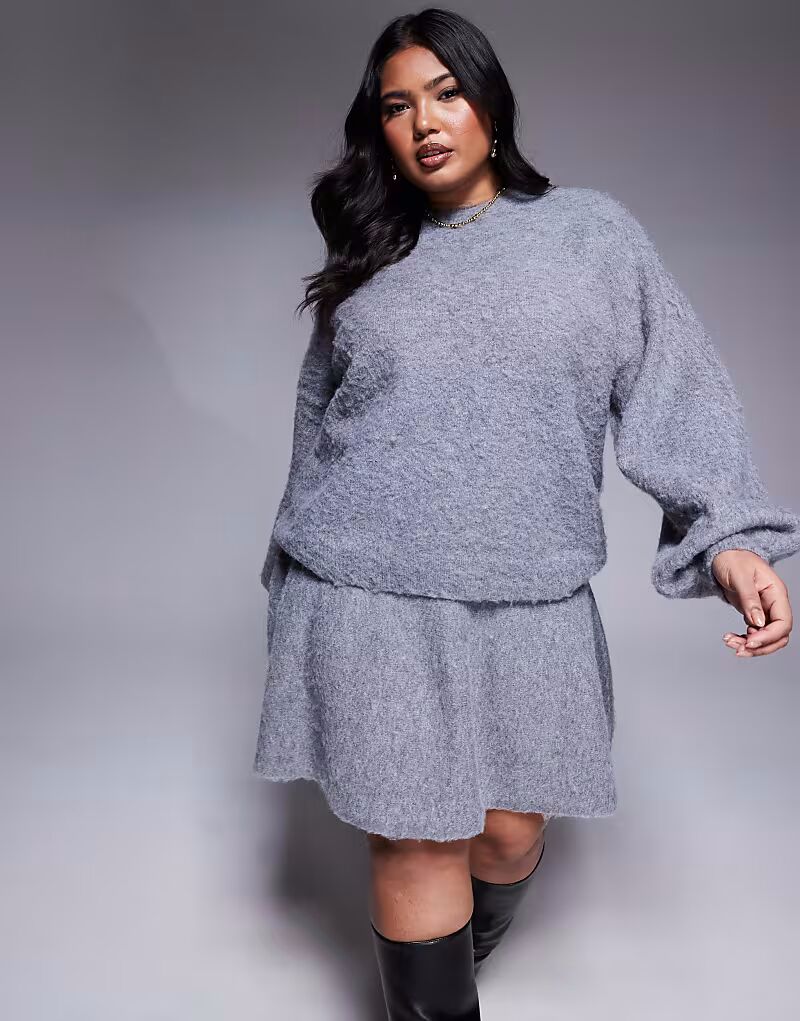 Эксклюзивный пушистый джемпер с рукавами-фонариками от In The Style Plus x Natalya Wright в антрацитовом цвете
Эксклюзивный пушистый джемпер с рукавами-фонариками от In The Style Plus x Natalya Wright в антрацитовом цвете