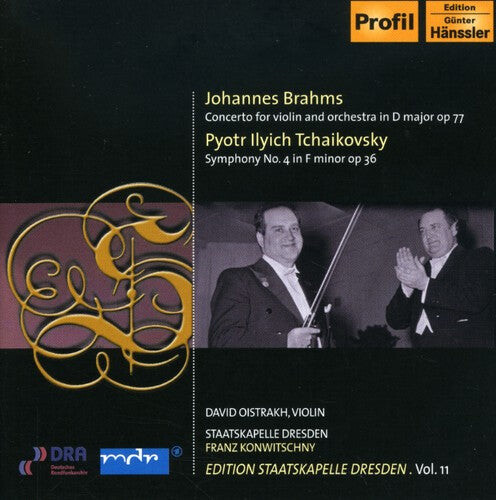 CD диск Brahms / Tchaikovsky / Oistrakh / Skd / Konwitschn: Violin Concerto / Symphony No 4
CD диск Brahms / Tchaikovsky / Oistrakh / Skd / Konwitschn: Violin Concerto / Symphony No 4