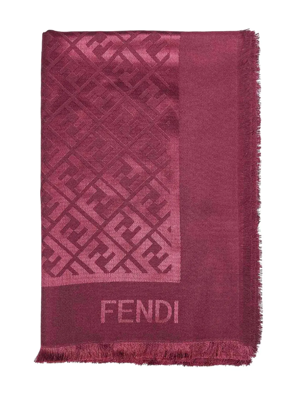 Жаккардовый шарф с бахромой Fendi, красный
Жаккардовый шарф с бахромой Fendi, красный