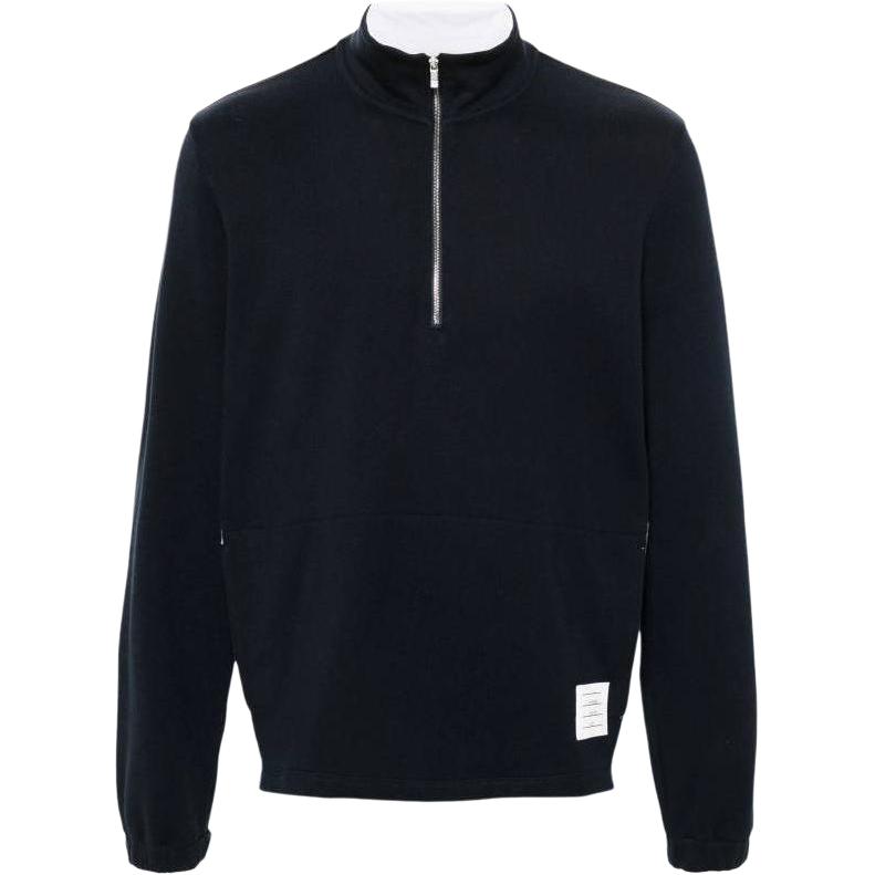 Классический свитшот с молнией на четверть THOM BROWNE, темно-синий
Классический свитшот с молнией на четверть THOM BROWNE, темно-синий