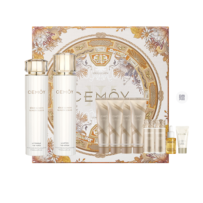 Четвертое поколение White Gold Luminous Milk подарочный набор средств по уходу за кожей Cemoy, Upgraded Water Lotion Set with 1 Full-Size Cleanser, 4 Samples of Lotion, and Sun Protection Serum
Четвертое поколение White Gold Luminous Milk подарочный набор средств по уходу за кожей Cemoy, Upgraded Water Lotion Set with 1 Full-Size Cleanser, 4 Samples of Lotion, and Sun Protection Serum