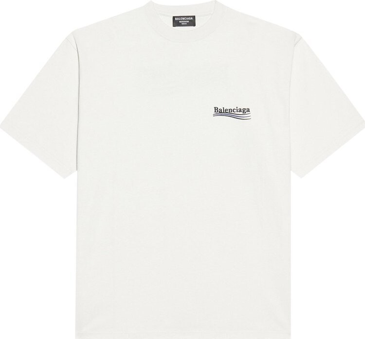 Футболка Balenciaga Political Campaign Large Fit T-Shirt 'Dirty White/Blk/Blue', серый
Футболка Balenciaga Political Campaign Large Fit T-Shirt 'Dirty White/Blk/Blue', серый