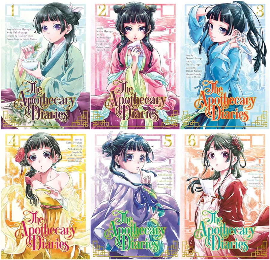 The Apothecary Diaries (manga) Series 6 Books Set (Book 1 - 6) (generic)
The Apothecary Diaries (manga) Series 6 Books Set (Book 1 - 6) (generic)