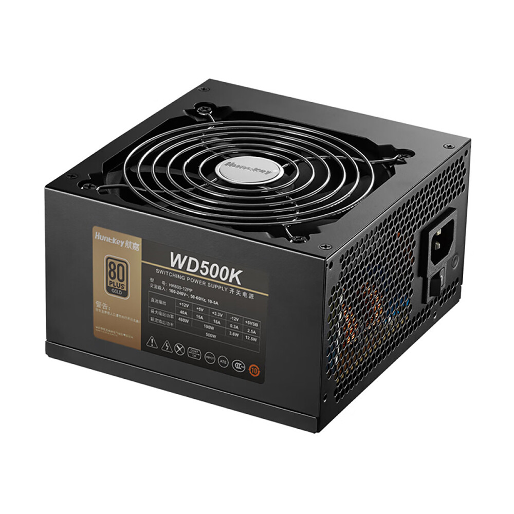 Блок питания Huntkey WD500K, 500 Вт, чёрный 
Блок питания Huntkey WD500K, 500 Вт, чёрный