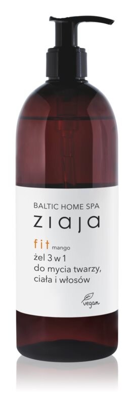 Гель 3-в-1 для умывания лица, тела и волос Ziaja Baltic Home Spa Wellness Fit Mango
Гель 3-в-1 для умывания лица, тела и волос Ziaja Baltic Home Spa Wellness Fit Mango
