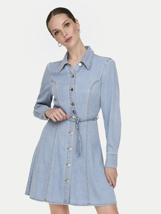 Джинсовое платье стандартного кроя Kamma 15338892 Jdy, голубой
Джинсовое платье стандартного кроя Kamma 15338892 Jdy, голубой