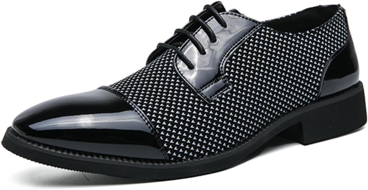 Мужские ретро туфли с отделкой из двух тонов, выполненные из лакированной кожи, на шнуровке. Оксфорды с круглым носком, противоскользящей подошвой, подходят для повседневной носки, делового стиля, выпускного или вечеринки Boaobaihuo, белый/черны...
Мужские ретро туфли с отделкой из двух тонов, выполненные из лакированной кожи, на шнуровке. Оксфорды с круглым носком, противоскользящей подошвой, подходят для повседневной носки, делового стиля, выпускного или вечеринки Boaobaihuo, белый/черны...