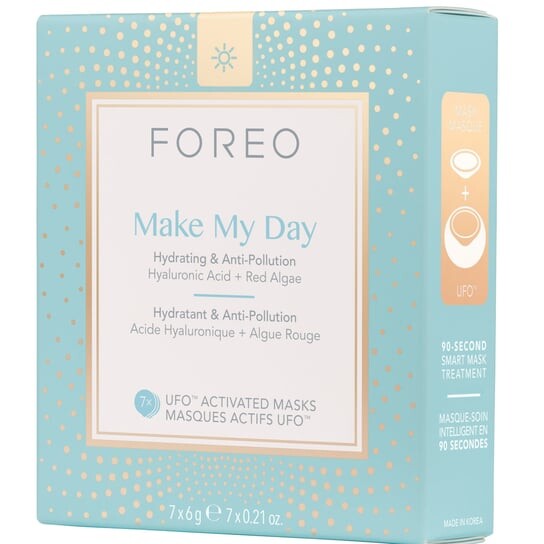 Активируемая маска Make My Day, 7 шт. Foreo, UFO
Активируемая маска Make My Day, 7 шт. Foreo, UFO