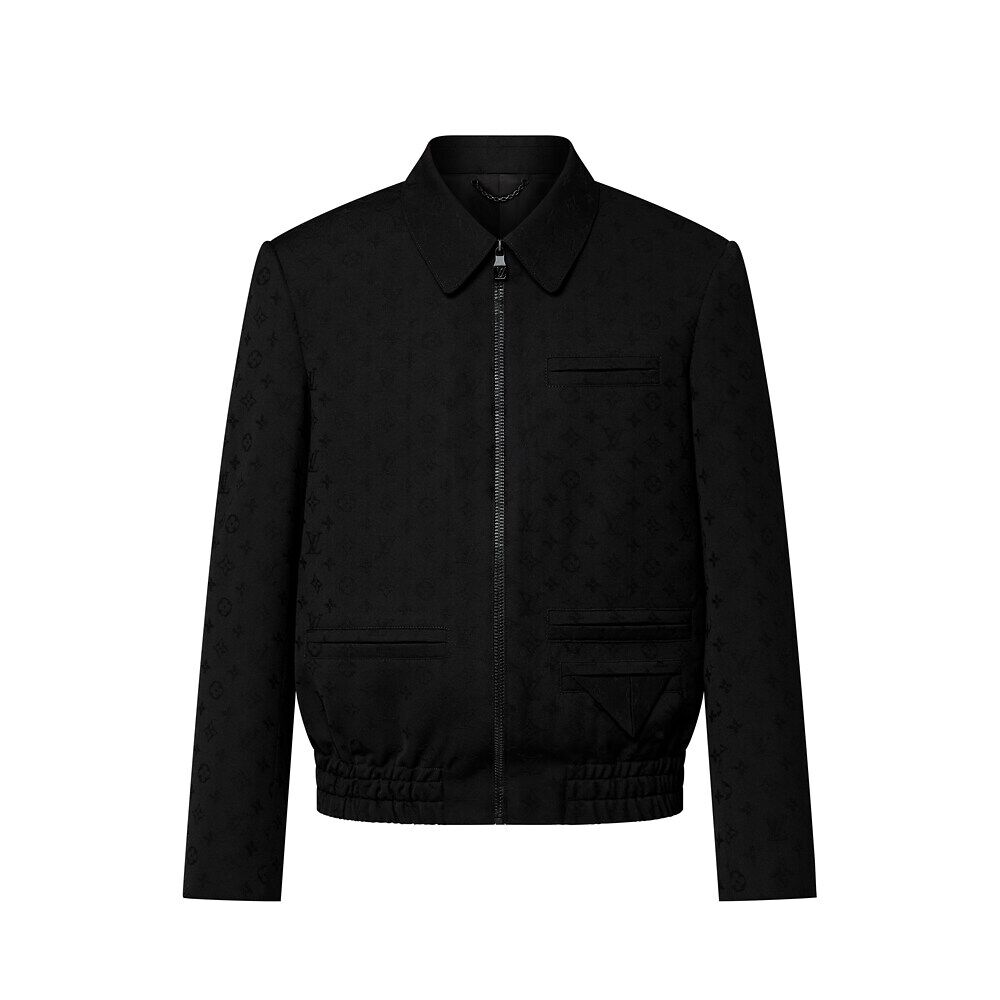 Блузон из жаккардовой шерсти с монограммой и карманами Louis Vuitton, черный
Блузон из жаккардовой шерсти с монограммой и карманами Louis Vuitton, черный