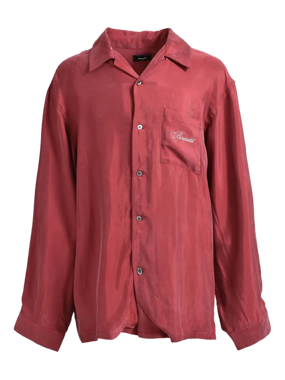 Рубашка с вышитым логотипом BREATH, красный
Рубашка с вышитым логотипом BREATH, красный