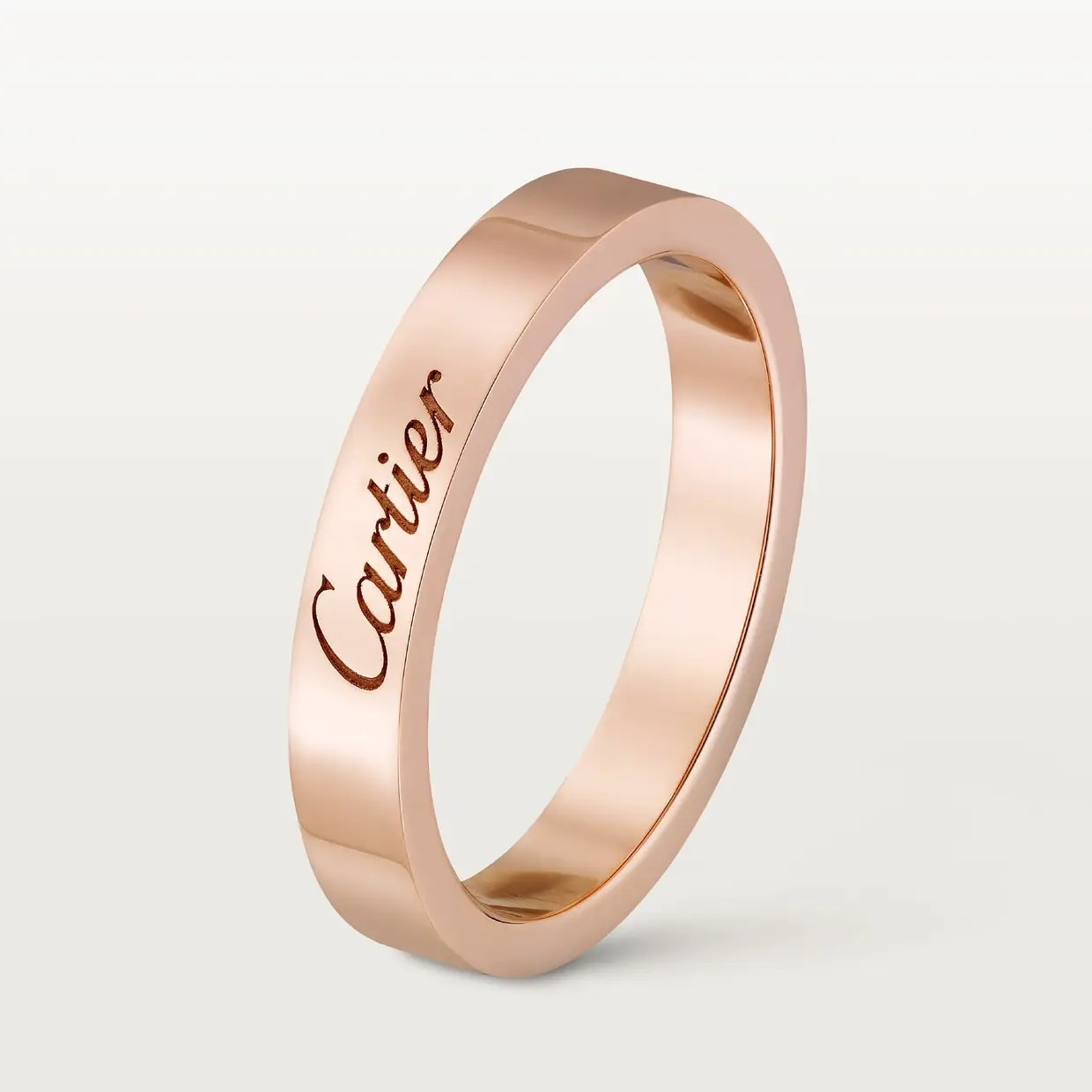 Кольцо Cartier C de Cartier Wedding Flat, 3 мм, розовое золото
Кольцо Cartier C de Cartier Wedding Flat, 3 мм, розовое золото