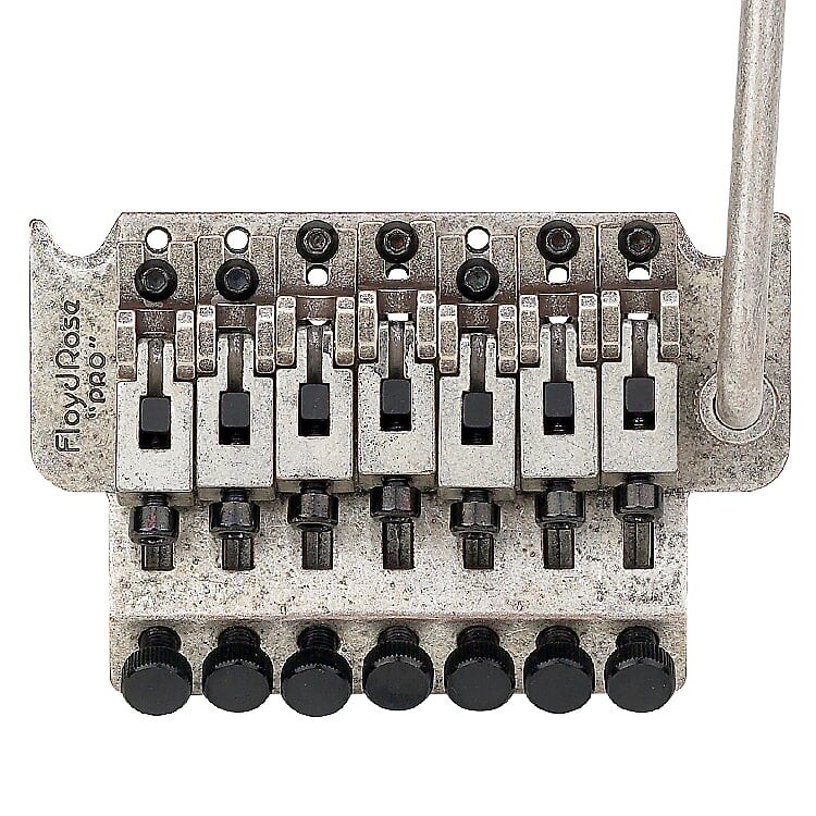 Аутентичная 7-струнная профессиональная тремоло-система Floyd Rose серии 1000 — античное серебро 1008 Series Pro 7-String
Аутентичная 7-струнная профессиональная тремоло-система Floyd Rose серии 1000 — античное серебро 1008 Series Pro 7-String