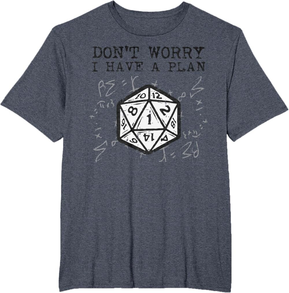 Мужская футболка RPG Gamer Dont Worry I Have Plan, темно-синий
Мужская футболка RPG Gamer Dont Worry I Have Plan, темно-синий