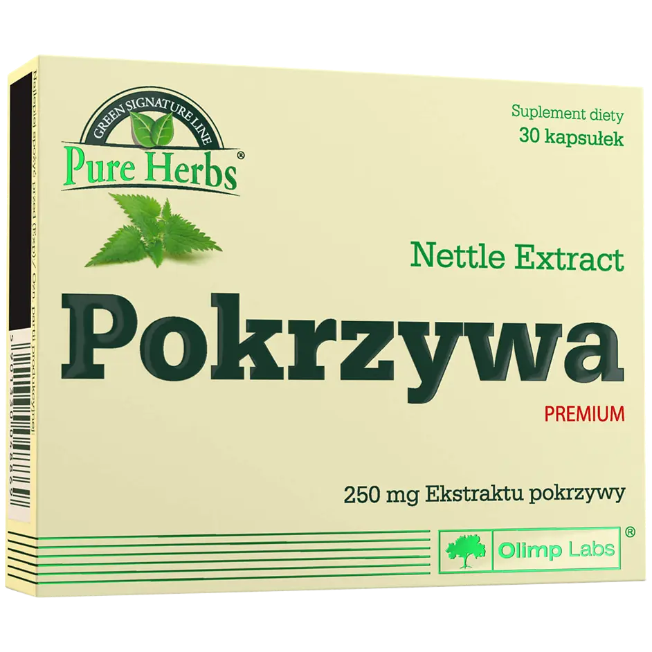 Olimp Pokrzywa Premium биологически активная добавка, 30 капсул/1 упаковка
Olimp Pokrzywa Premium биологически активная добавка, 30 капсул/1 упаковка