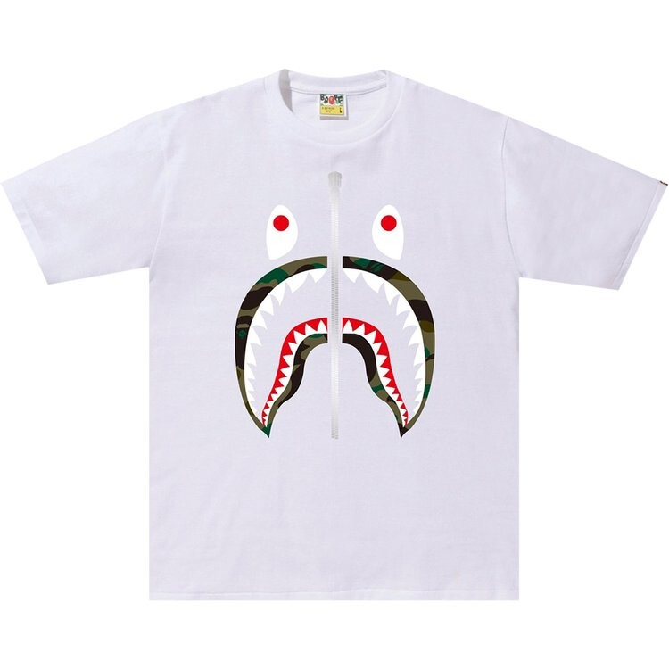 Футболка BAPE 1st Camo Shark Tee 'White/Green', белый
Футболка BAPE 1st Camo Shark Tee 'White/Green', белый