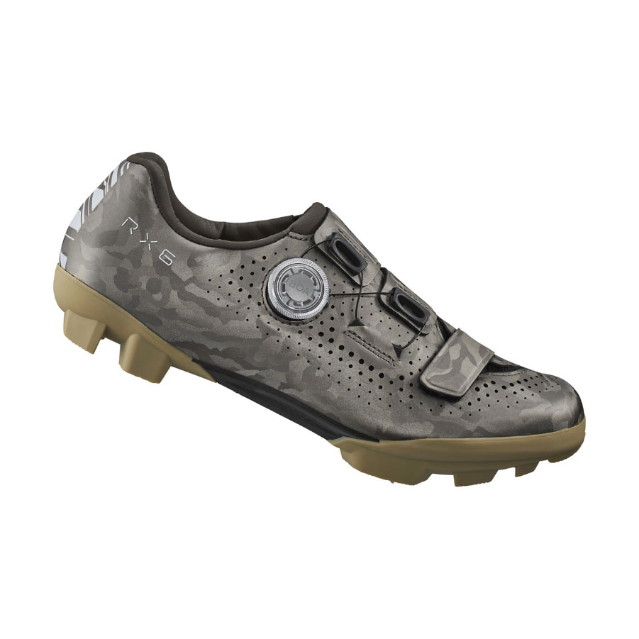 Женские велотуфли SHIMANO SH-RX600, 42, бежевый камуфляж
Женские велотуфли SHIMANO SH-RX600, 42, бежевый камуфляж