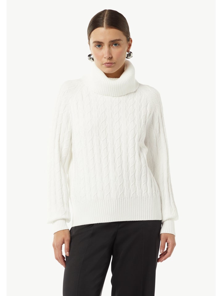 Пуловер comma Strickpullover langarm, белый
Пуловер comma Strickpullover langarm, белый