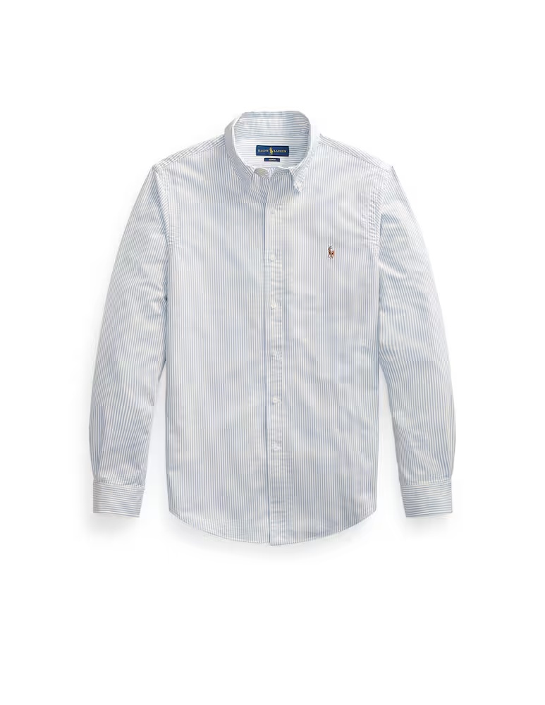 Оксфордская рубашка с длинными рукавами на пуговицах Polo Ralph Lauren, сине-белый
Оксфордская рубашка с длинными рукавами на пуговицах Polo Ralph Lauren, сине-белый