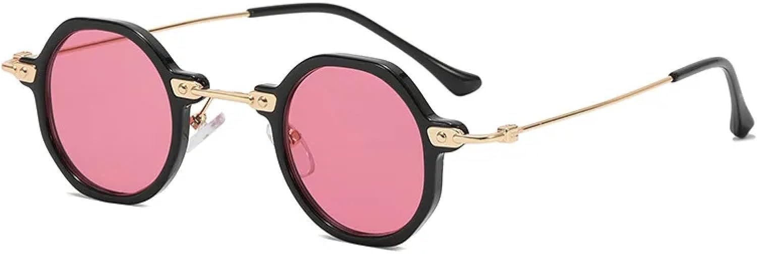 Солнцезащитные очки с защитой UV400 | Маленькие круглые металлические линзы с прозрачными линзами | для женщин и мужчин, для занятий спортом на открытом воздухе и вождения DSVIGF, Black Pink
Солнцезащитные очки с защитой UV400 | Маленькие круглые металлические линзы с прозрачными линзами | для женщин и мужчин, для занятий спортом на открытом воздухе и вождения DSVIGF, Black Pink