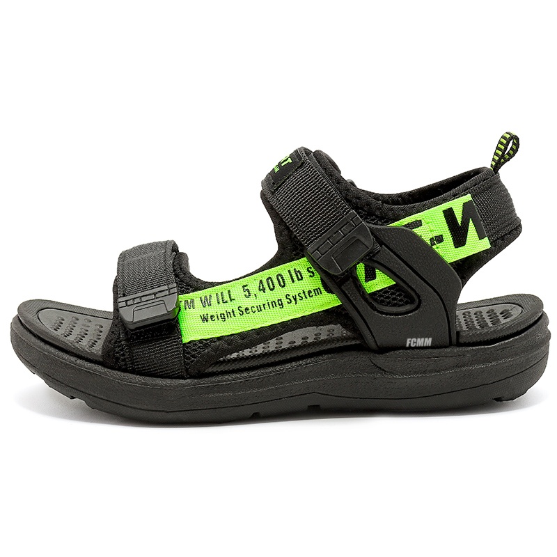 Нескользящие и дышащие детские сандалии для подростков FCMM, черный/зеленый
Нескользящие и дышащие детские сандалии для подростков FCMM, черный/зеленый